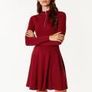 Karen Millen Red High Neck Zip Dress Image 4