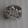Silver wishbone ring Image 9