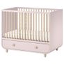 Pink IKEA Myllar Cot Bed with Drawer Image 5