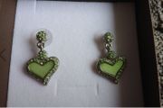 Green Stud Earrings