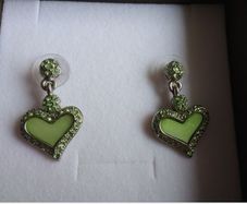 Green Stud Earrings