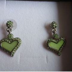 Green Stud Earrings
