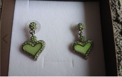 Green Stud Earrings