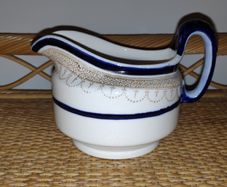 Losol Ware blue & white  sauce/ gravy boat