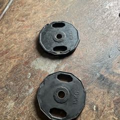 7ft Olympic bar plus 2 x 15kg weight plates