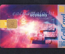 1996 Ireland 100 unit Irish culture definitive depicting abstract designs for various Irish cultural activities (ODS3) Call Card Used