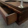 Edwardian Oak Smokers Companion. Image 8
