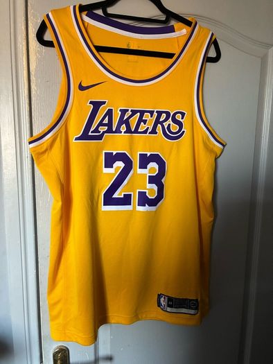 Title: Nike NBA LeBron James Lakers Jersey #23 - Size 48 (Large) NWOT