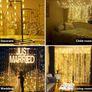 Curtain Fairy Lights, 3x3m 300 Led String Lights (multiple Colours Available) Image 3