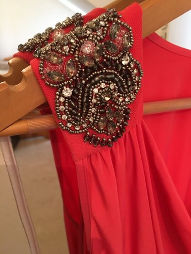 Stunning Coral Pink River Island Dress size 8