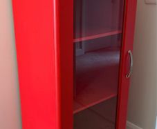 Red Retro style Caninet