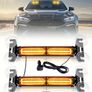 2pcs ( Amber & white) or ( All Amber) Flashing Emergency LED lights Image 5