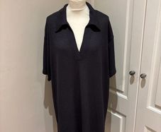 H&M deep grey dress size 16 - new