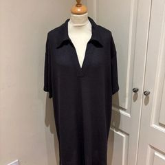 H&M deep grey dress size 16 - new