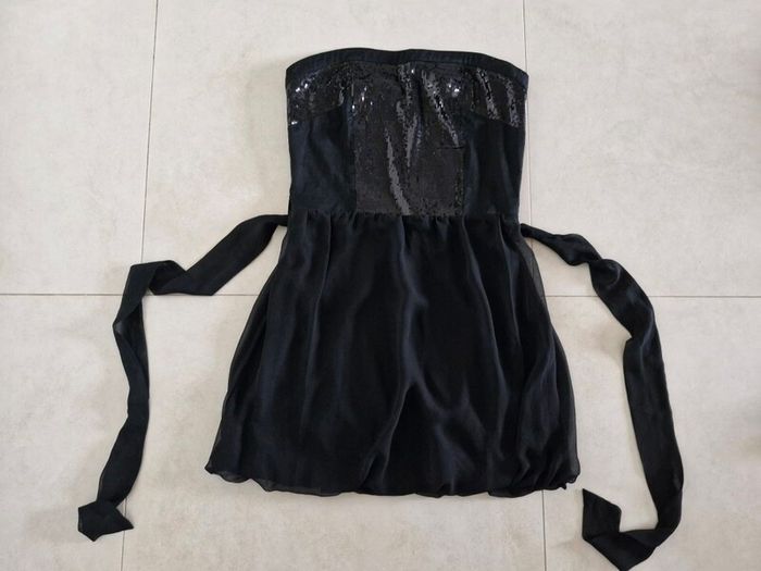 House Mini Dress / Long top black size M/L