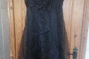 Kalico black chiffon dress (free post)