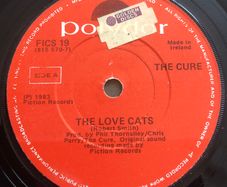 The Cure Love Cats Vinyl 7 Inch Irish Pressing