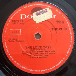 The Cure Love Cats Vinyl 7 Inch Irish Pressing