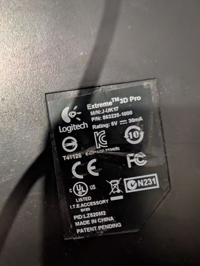 Logitech extreme 3d pro