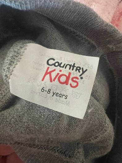 Le Chic brand Girls reversible gilet and Country kids grey tights  Age 6 years