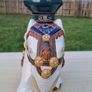 Vintage ceramic flower stand in the shape of an elephant Image 9