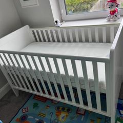 Mothercare White Cot Bed