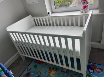 Mothercare White Cot Bed