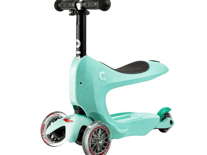 Adjustable Push Handle, seat and box for SCOOTER MINI MICRO