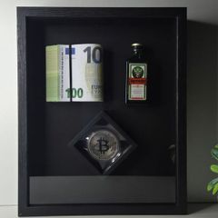 Gift 3D money frame art decor