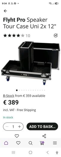 Speaker Flightcase