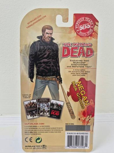The Walking Dead Rick Grimes Negan Variant  Mcfarlane Toys Skybound Megabox