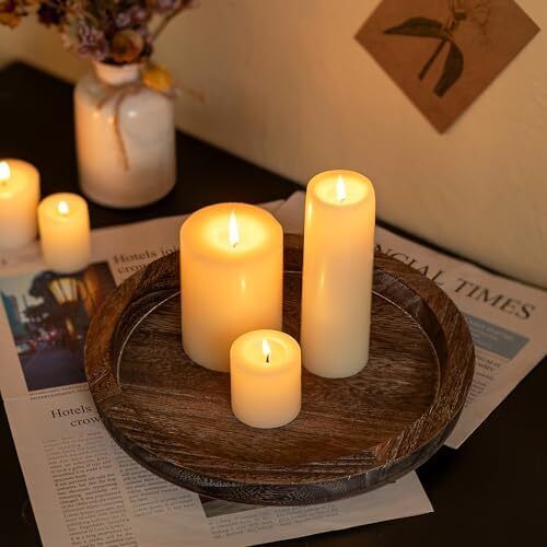Wooden Candle Holder