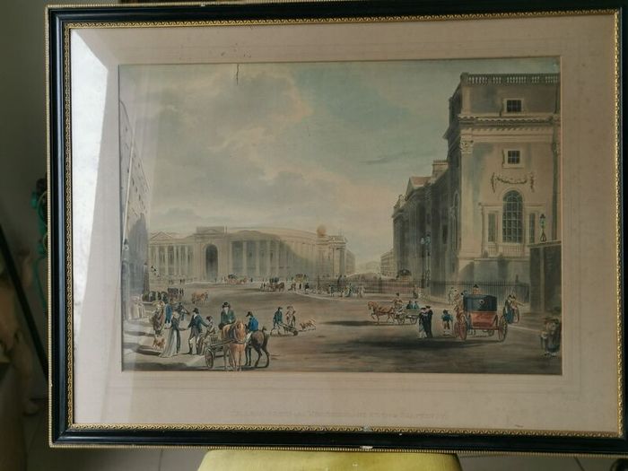Antique Hand Coloured Engraving 1800's