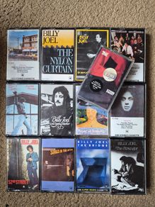 Billy Joel tape collection x 13 & plastic case.
