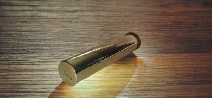 Original 1914 WWI British Army Brass Rifle Oiler - Lee Enfield - Marked