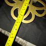 Beautiful Old Solid Brass Trivet featuring a Four Leaf Clover Design, Postage Available Image 4