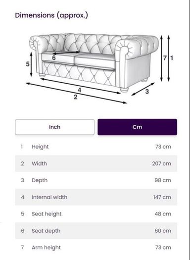 3 Seater sofa