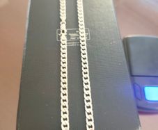 Sterling silver chain necklace