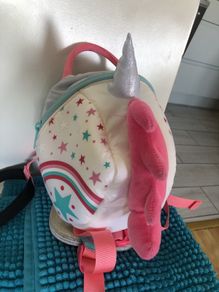 little life unicorn backpack and hand link