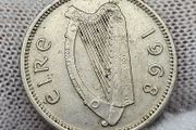 Ireland 1968 3d Threepence Coin