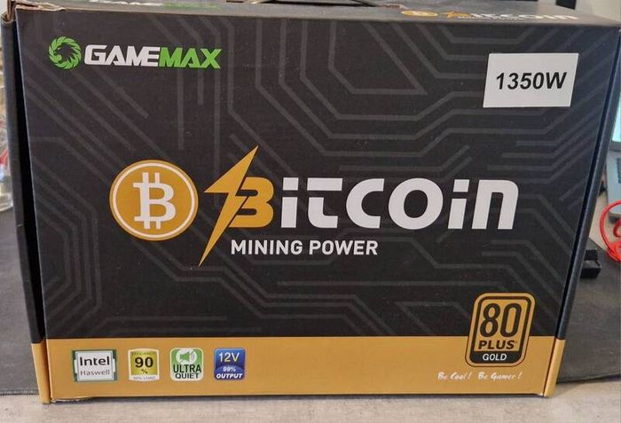 GameMax GM-1350W (1350 Watt) 80+ Gold Mining PSU/ Power Supply
