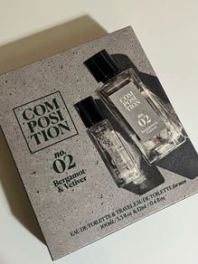 Composition no O2 bergamot & vetiver men fragrance set brand new