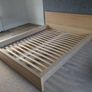 IKEA MALM Bed Frame in white stained oak veneer Image 3