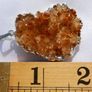 Genuine Cluster Golden Citrine   PENDANT  IN SILVER - Pendant 1,9" Image 5