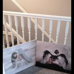 angel canvas two beautiful canvases