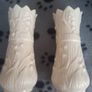 Vintage Belleek Flower Vase X 2 Image 2