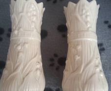 Vintage Belleek Flower Vase X 2