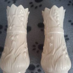 Vintage Belleek Flower Vase X 2