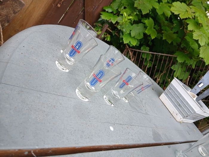 5 schnaps glasses