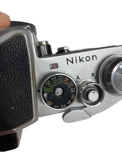 Vintage Nikon F Chrome Eye-Level SLR Film Camera Body - Clean, Tested Mechanics